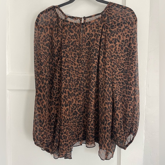 Zara leopard print blouse - Picture 4 of 4